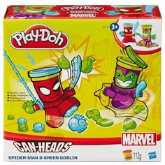 Игровой набор Play-Doh, герои Марвел Человек-паук и Зеленый Гоблин