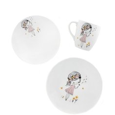 Набор посуды Salad "Девочка с цветами"