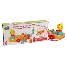 Игрушка «Развивающая рыбалка: Котик», 5 × 31,2 × 14 см Сима ленд