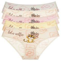 Трусы для девочек 41987ZC, Цвет: Микс, Размер: 8/9, 5шт. в упаковке Donella