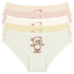 Трусы для девочек 4171CA, Цвет: Микс, Размер: 2/3, 5шт. в упаковке Donella