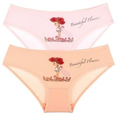 Трусы для девочек 41621GE, Цвет: Микс, Размер: 2/3, 5шт. в упаковке Donella