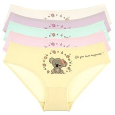 Трусы для девочек 415020, Цвет: Микс, Размер: 10/11, 5шт. в упаковке Donella