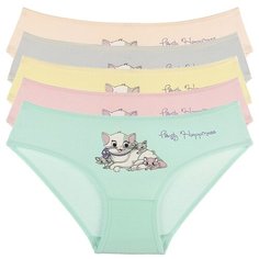 Трусы для девочек 4171FH, Цвет: Микс, Размер: 6/7, 5шт. в упаковке Donella