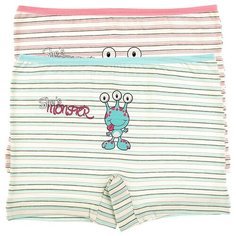 Трусы для девочек (шорты) 42691UZ, Цвет: Микс, Размер: 4/5, 5шт. в упаковке Donella