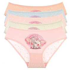 Трусы для девочек 41602GF, Цвет: Микс, Размер: 8/9, 5шт. в упаковке Donella