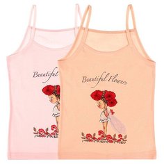 Майка для девочек 43621GE, Цвет: Микс, Размер: 10/11, 5шт. в упаковке Donella