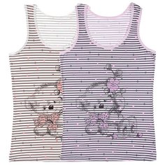 Майка для девочек 49549CA, Цвет: Микс, Размер: 10/11, 5шт. в упаковке Donella