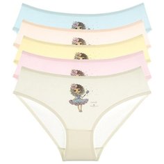 Трусы для девочек 4171CE, Цвет: Микс, Размер: 0/1, 5шт в упаковке Donella