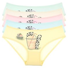Трусы для девочек 415023, Цвет: Микс, Размер: 10/11, 5шт. в упаковке Donella