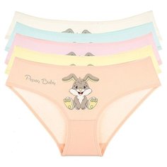 Трусы для девочек 415030, Цвет: Микс, Размер: 4/5, 5шт. в упаковке Donella