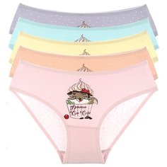 Трусы для девочек 41623DT, Цвет: Микс, Размер: 8/9, 5шт. в упаковке Donella