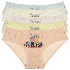 Трусы для девочек 411007EG, Цвет: Микс, Размер: 8/9, 5шт. в упаковке Donella