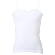 Майка для девочек 4351D5, Цвет: Белый, Размер: 10/11, 5шт. в упаковке Donella