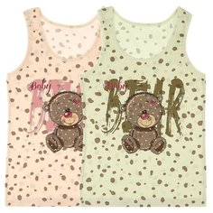 Майка для девочек 49656AB, Цвет: Микс, Размер: 6/7, 5шт. в упаковке Donella