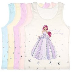 Майка для девочек 495005, Цвет: Микс, Размер: 10/11, 5шт. в упаковке Donella