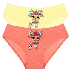 Трусы для девочек 41622LK, Цвет: Микс, Размер: 2/3, 5шт. в упаковке Donella