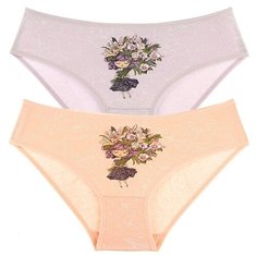 Трусы для девочек 41633BS, Цвет: Микс, Размер: 6/7, 5шт. в упаковке Donella