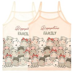 Майка для девочек 435024, Цвет: Микс, Размер: 10/11, 5шт. в упаковке Donella