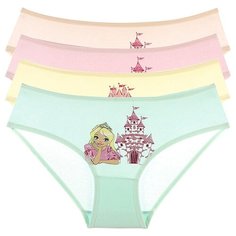 Трусы для девочек 4171SU, Цвет: Микс, Размер: 10/11, 5шт. в упаковке Donella