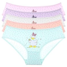 Трусы для девочек 41536FV, Цвет: Микс, Размер: 8/9, 5шт. в упаковке Donella
