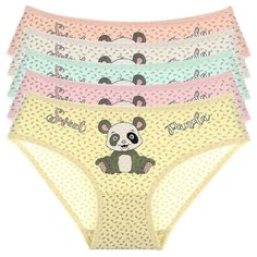 Трусы для девочек 41820NP, Цвет: Микс, Размер: 8/9, 5шт. в упаковке Donella