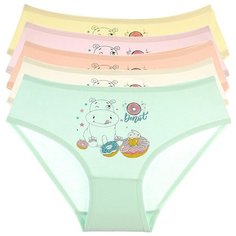Трусы для девочек 4171DH, Цвет: Микс, Размер: 2/3, 5шт. в упаковке Donella