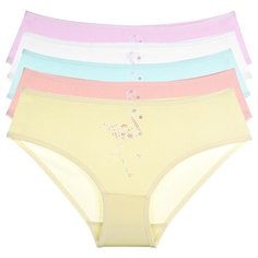 Трусы для девочек 415001, Цвет: Микс, Размер: 6/7, 5шт. в упаковке Donella