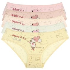 Трусы для девочек 41875AF, Цвет: Микс, Размер: 10/11, 5шт. в упаковке Donella