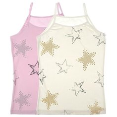 Майка для девочек 4371WYL, Цвет: Микс, Размер: 8/9, 5шт. в упаковке Donella