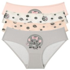 Трусы для девочек 4171936MC, Цвет: Микс, Размер: 6/7, 5шт. в упаковке Donella