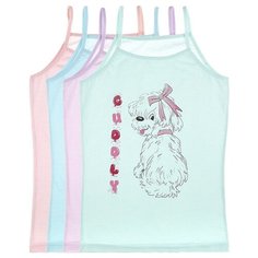Майка для девочек 43446FK, Цвет: Микс, Размер: 8/9, 5шт. в упаковке Donella