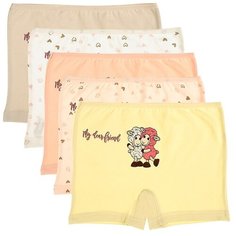 Трусы-шорты для девочек 4271599KV, Цвет: Микс, Размер: 10/11, 5шт. в упаковке Donella