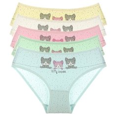 Трусы для девочек 41816CK, Цвет: Микс, Размер: 6/7, 5шт. в упаковке Donella