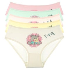 Трусы для девочек 4171YG, Цвет: Микс, Размер: 4/5, 5шт. в упаковке Donella