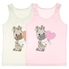 Майка для девочек 49606ZR, Цвет: Микс, Размер: 6/7, 5шт. в упаковке Donella