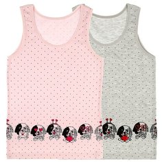 Майка для девочек 49659DM, Цвет: Микс, Размер: 6/7, 5шт. в упаковке Donella