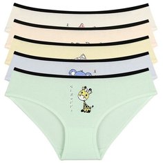 Трусы для девочек 4171ZH, Цвет: Микс, Размер: 6/7, 5шт. в упаковке Donella