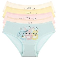 Трусы для девочек 4171TL, Цвет: Микс, Размер: 4/5, 5шт. в упаковке Donella