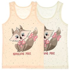 Майка для девочек 49809VT, Цвет: Микс, Размер: 4/5, 5шт. в упаковке Donella