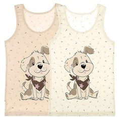 Майка для девочек 49825FU, Цвет: Микс, Размер: 8/9, 5шт. в упаковке Donella