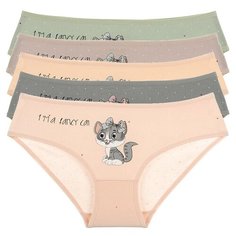 Трусы для девочек 41891CV, Цвет: Микс, Размер: 4/5, 5шт. в упаковке Donella