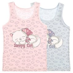 Майка для девочек 49837UK, Цвет: Микс, Размер: 4/5, 5шт. в упаковке Donella