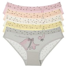 Трусы для девочек 4192671BYD, Цвет: Микс, Размер: 6/7, 5шт. в упаковке Donella