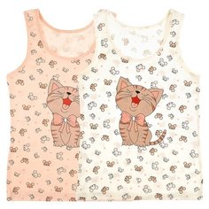 Майка для девочек 49679PF, Цвет: Микс, Размер: 10/11, 5шт. в упаковке Donella