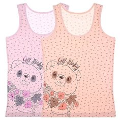 Майка для девочек 49555CP, Цвет: Микс, Размер: 8/9, 5шт. в упаковке Donella