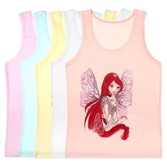 Майка для девочек 495004, Цвет: Микс, Размер: 10/11, 5шт. в упаковке Donella