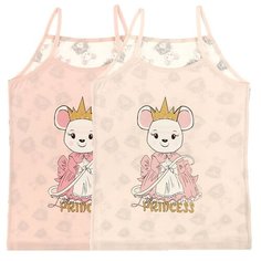 Майка для девочек 4391071ZF, Цвет: Микс, Размер: 10/11, 5шт. в упаковке Donella