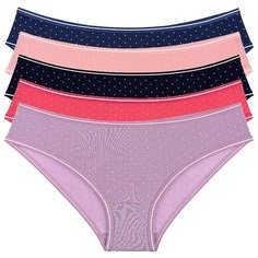 Трусы для девочек 51256, Цвет: Микс, Размер: 14/15, 5шт. в упаковке Donella