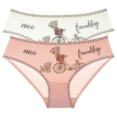 Трусы для девочек 4171WNF, Цвет: Микс, Размер: 6/7, 5шт. в упаковке Donella